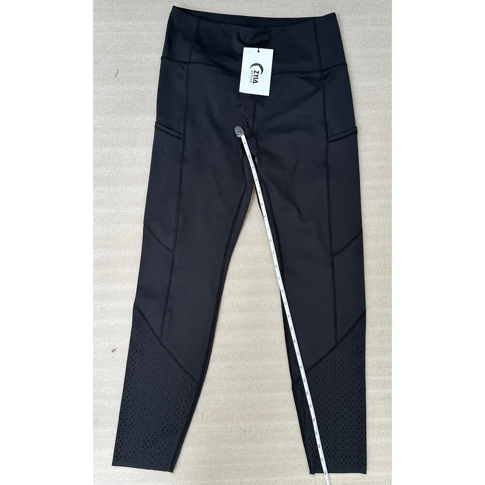 NWT Zyia Active Black Chill Pocket Hi-Rise 7/8 Leggings XL